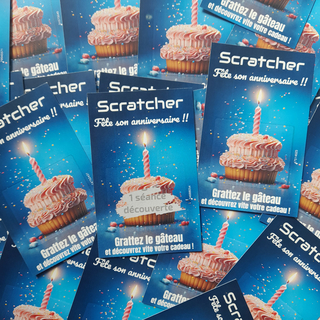 Scratch tickets for corporate birthdays can interest a wide variety of businesses. Restaurants, bars, hotels, casinos, retail stores, supermarkets, clothing stores, gyms, fitness centers, beauty salons, hairdressers, spas, theaters, cinemas, and museums can use these tickets to celebrate their birthday, offer special discounts, gifts, and promote their services. In short, any business that wants to celebrate a special occasion or offer special discounts to its customers can use scratch tickets to add a touch of fun and interactivity to its promotions. Scratch tickets for corporate birthdays can interest a wide variety of businesses. Restaurants, bars, hotels, casinos, retail stores, supermarkets, clothing stores, gyms, fitness centers, beauty salons, hairdressers, spas, theaters, cinemas, and museums can use these tickets to celebrate their birthday, offer special discounts, gifts, and promote their services. In short, any business that wants to celebrate a special occasion or offer special discounts to its customers can use scratch tickets to add a touch of fun and interactivity to its promotions.