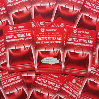 Major ready-to-wear brands, independent boutiques, stores specializing in lingerie, shoes, and accessories, designer boutiques, sports stores offering fitness or running equipment, thrift stores and second-hand stores, online clothing retailers, clothing rental platforms, and personal stylists can all use these scratch tickets to offer special discounts to customers, boost sales, and build customer loyalty. Major ready-to-wear brands, independent boutiques, stores specializing in lingerie, shoes, and accessories, designer boutiques, sports stores offering fitness or running equipment, thrift stores and second-hand stores, online clothing retailers, clothing rental platforms, and personal stylists can all use these scratch tickets to offer special discounts to customers, boost sales, and build customer loyalty.